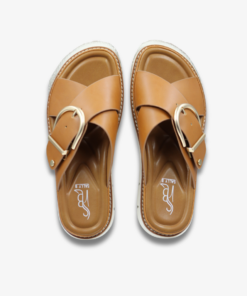 Sally B Classic Buckle Cross Slides