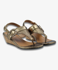 Sally B Cork Wedge Sandals