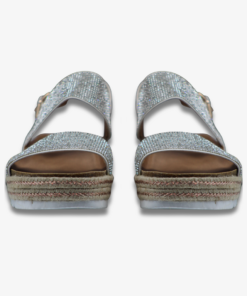 Alternative view of Sally B Crystalline Shore Wedge Sandals