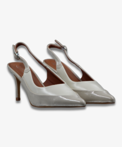 Sally B Patent Pointed Slingback Heel