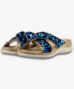 Sally B Criss-Cross Strap Sandals