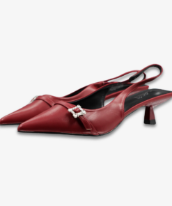 Sally B Elegant Gem Slingbacks