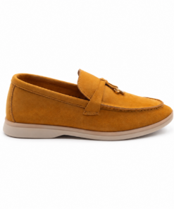 Alternative view of Sally B Suede Loafers with Padlock Detail