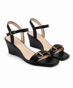 Lamara MERLA Buckle Detail Wedge Sandal