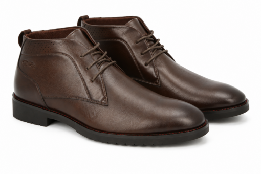 gino paoli men's brown leather chukka boot
