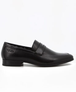 classic black penny loafer