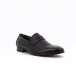 classic black penny loafer