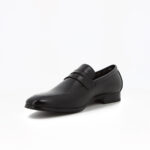 classic black penny loafer