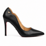 elite luxe black pointed heels